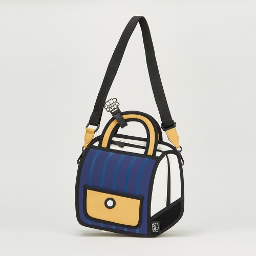 Outer Stripe Handbag_Blue(152)