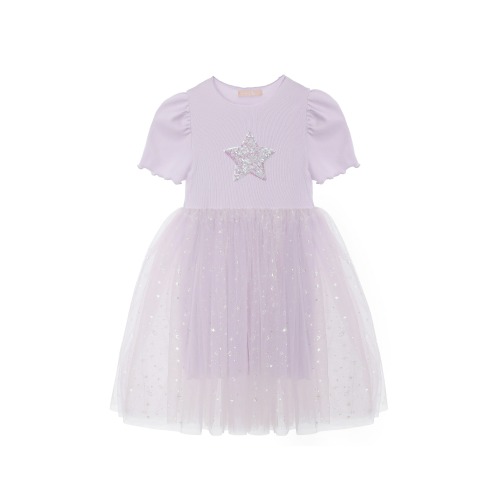 샤이닝 프린세스 스타 튜튜 드레스(Purple)