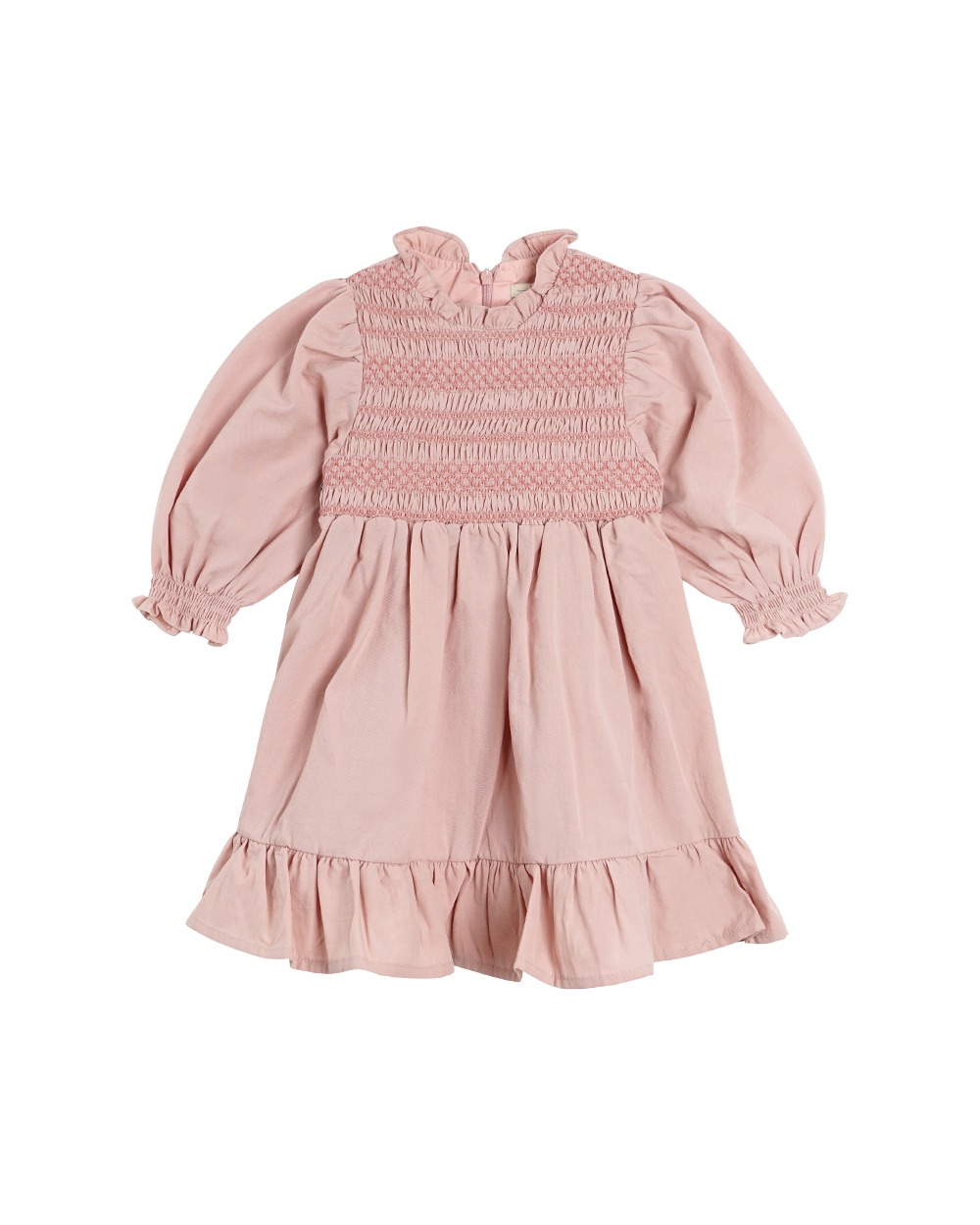 바네사 스모킹 드레스 Baby 핑크